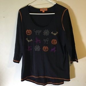 Holiday Traditions Large Halloween Long Sleeve Top